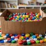 Aprendendo as Cores com Materiais Recicláveis